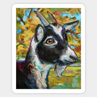 Cute Baby Black Goat Sticker